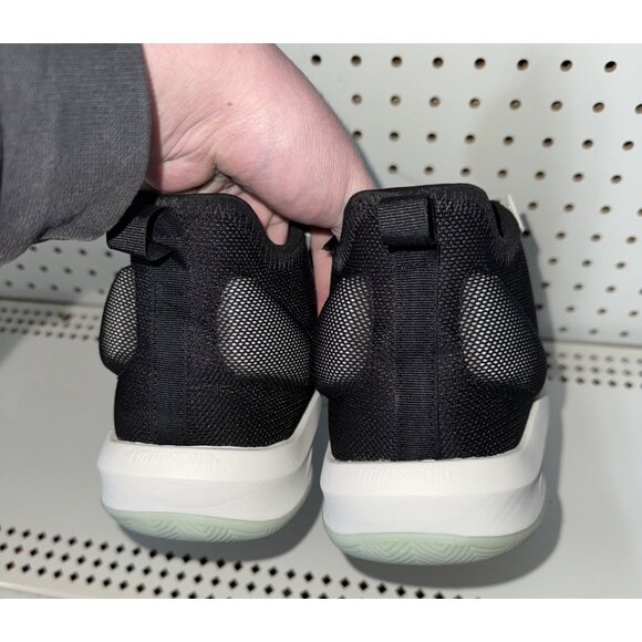 Adidas AdiZero Select Mens Athletic Basketball Shoes Size 14 Green Black White main image 4